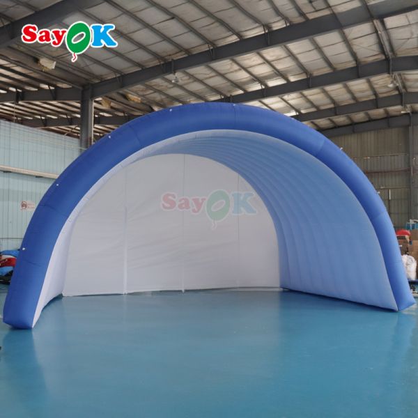 Weather-resistant Inflatable Stage Cover White Air Tent for Outdoor Concerts and Shows