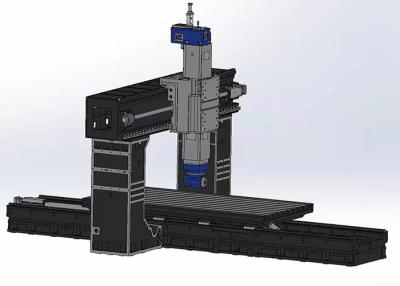 Stable 6000RPM CNC Gantry Machining Center , 4 Axis Double Column Milling Machine