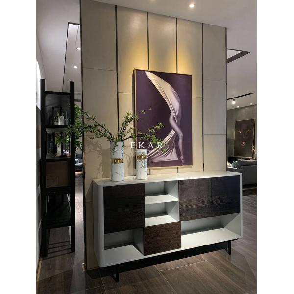 Italian Design Dining Room Metal Legs Sideboard