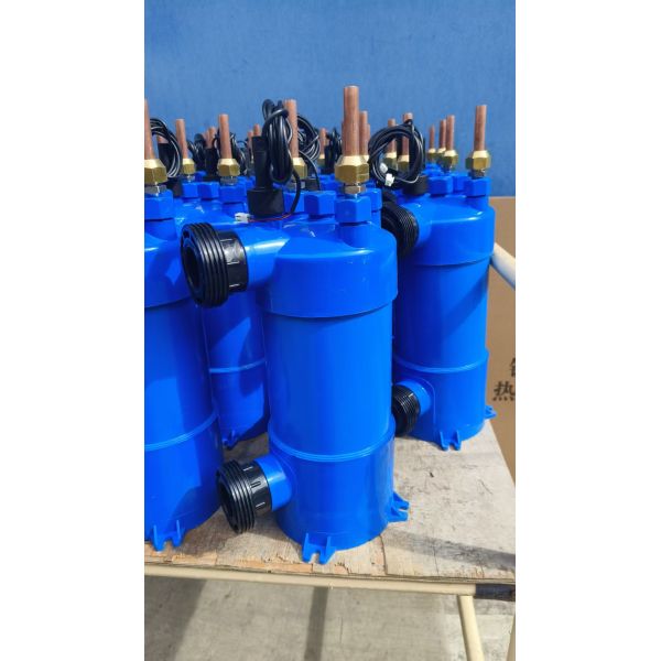 Titanium Heat Exchangers Free Swimming Pool Heat Using Waste Heat Recovery From Air Conditioner