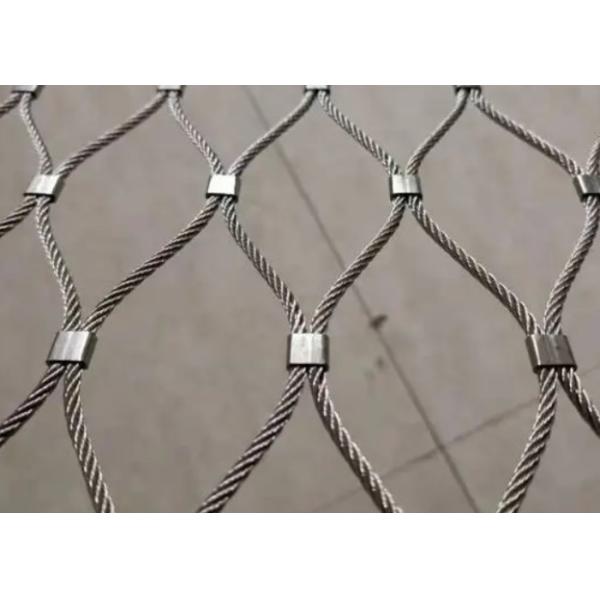 AISI316 60*60 Balustrade Cable Mesh 2.5mm Stainless Steel Cable Mesh Factory
