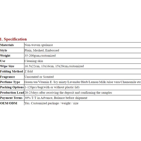 Wholesale Custom Biodegradable Organic Clean Baby Wet Wipes for Hand and Face