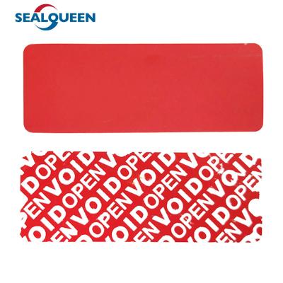 Etiqueta inalterável autoadesiva Logo Shipping Protected feito sob encomenda da segurança
