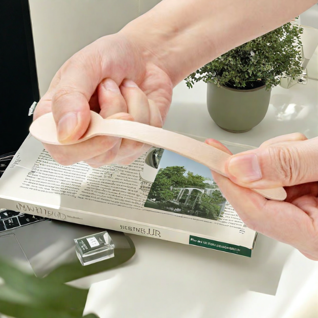Eco-Friendly 160mm Disposable Wooden Spoons — Biodegradable Cutlery
