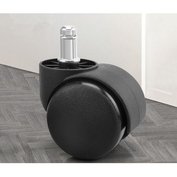 Furniture Caster Diameter 50mm Black PA Nylon Swivel Office Chair Cabinet Chair Wheel