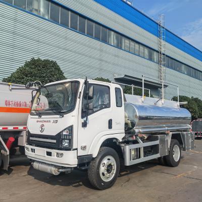 Shacman X9 Aluminum Alloy Fuel Gasoline Oil Tanker Truck With Fuel Bowser