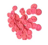 Berços estáticos do dedo do rosa anti luvas estáticas dos anti 10 ROHS BRUTOS complacentes