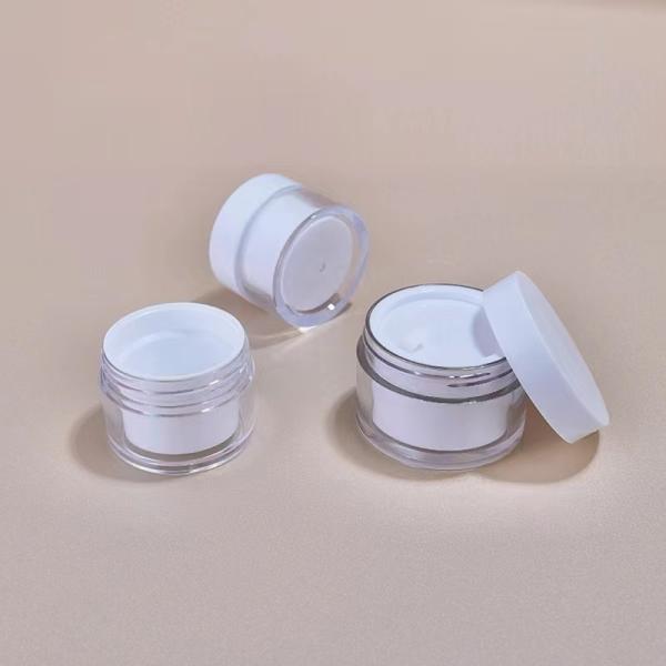 Tarro de crema AS PP personalizado 15g 50g Doble Capa