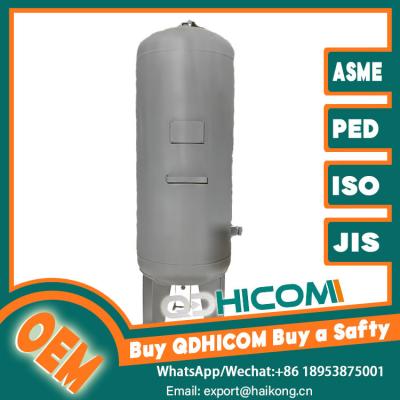 Durable Vertical Air Buffer Tank Carbon Steel for Manufacturing Systems PED Certified