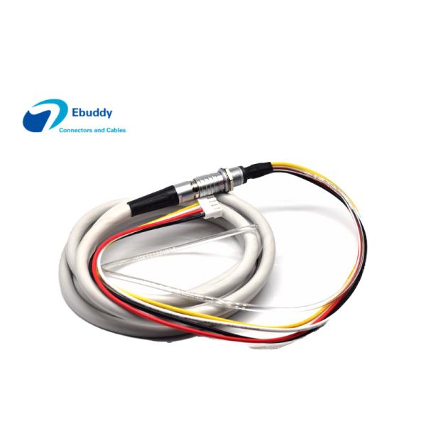 Hybrid Mixed Electrical Fluid System Connectors 7pin Lemo 2B Gasline Custom Power Cables