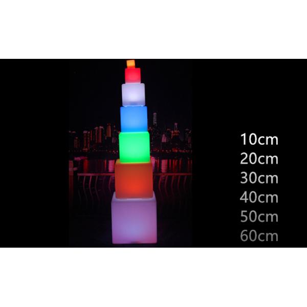 Small Led Cube Night Light Table Lamp 10cm For Restaurant / Festival Decoration