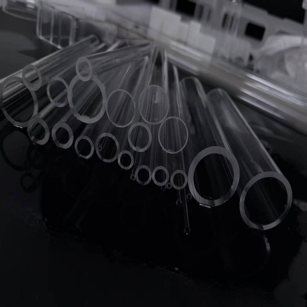 All Size Fused Silica Tube Transparent Quartz Glass Tube High Temperature Resistance