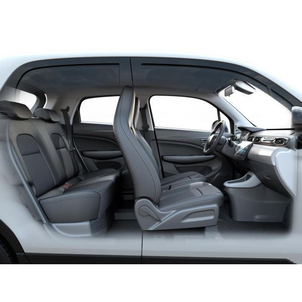 5 Doors 4 Seater Mini EV Cars White Color Reliable Battery Quality