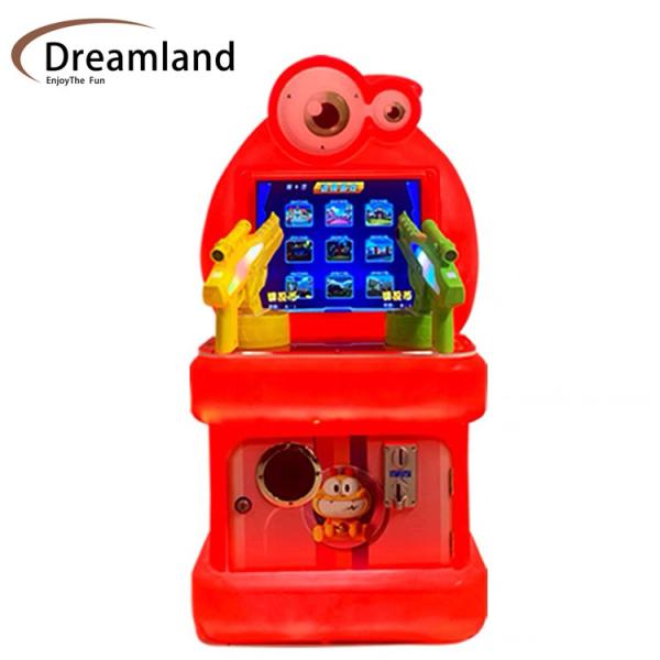 Coin Operated Children Game Machine Plastic Material With Go Fishing Games