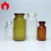 Pequeño frasco de cristal vacío