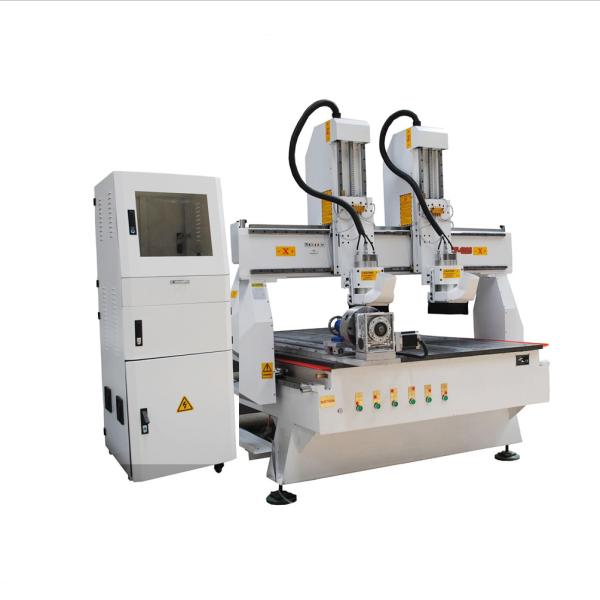 Feet 4X8 Wood CNC Router Machine 2 Head Spindle 1300x2500mm Area
