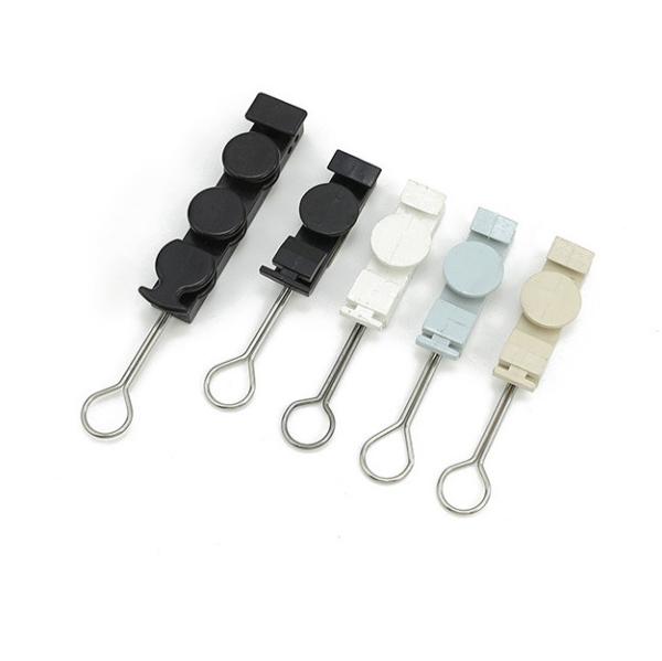 Acessórios FTTH Cable S Clamp Fixed Drop Wire Open Clamp Para cabo de queda exterior