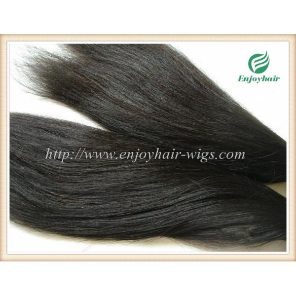 Hand tied weaviing Brazilian 5A virgin remy hair,YAKI straight hair extension