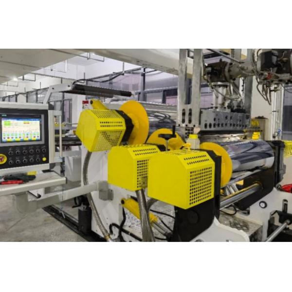 SIEMENS 650-1550mm Twin Screw Extrusion Line APET PETG CPET Pla Sheet Extrusion Line