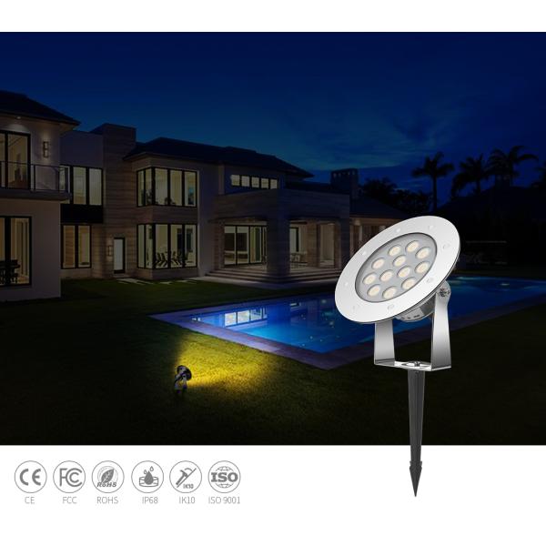 Свет Pin нержавеющей стали IK10 круговой 316L DC24V 9W