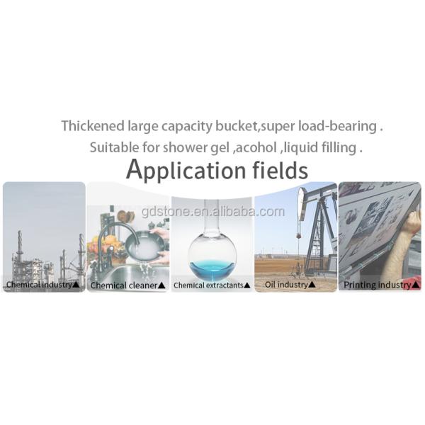 Yellow Detergent Plastic 1 Gallon Chemical Containers With Pump 210g