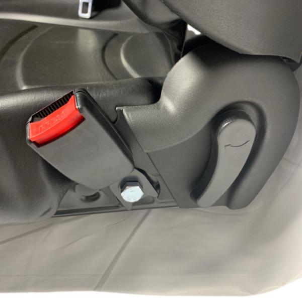 Universal Forklift Seat with Steel Armrest Fold Down Backrest and Leather Material for Long Working Life
