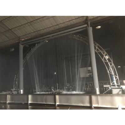 Características empresa privada fonte de cortina de água digital