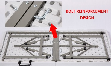 6ft Lightweight Round Outdoor Table And Chairs White Plastic Rectangular Folding Table