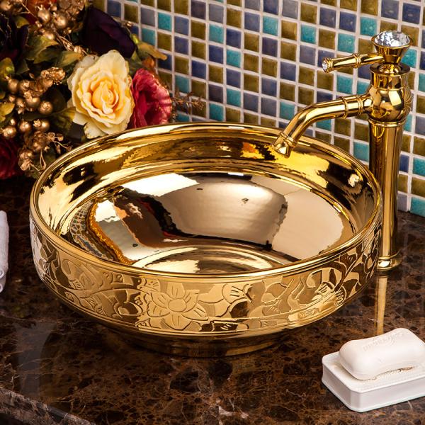 Ceramic Wash Basin Gold Titanium Nitride Coating Machine