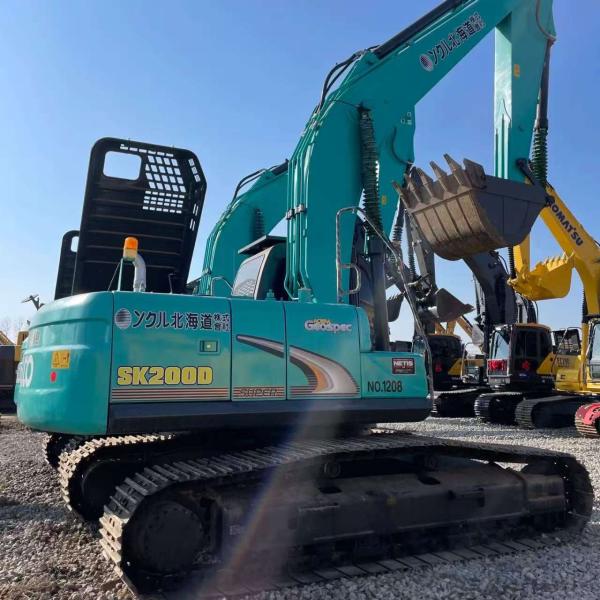 20 Ton Kobelco SK200 Excavator Used Kobelco SK200 Digger Hydraulic Crawler Excavator