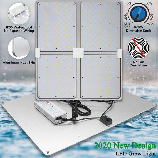 480W Dimmable Led Plant Grow Light 150lm Waterproof 4 Color Anti Shock