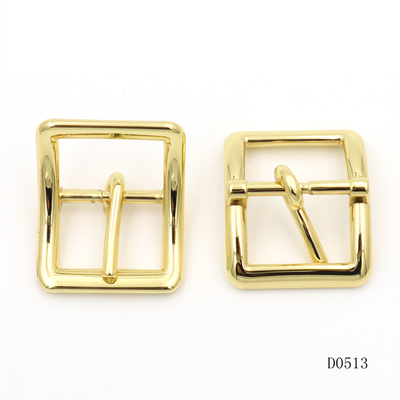 Zinc Alloy Metal Pin Buckle 20mm Heavy Duty Buckle Gold Curved