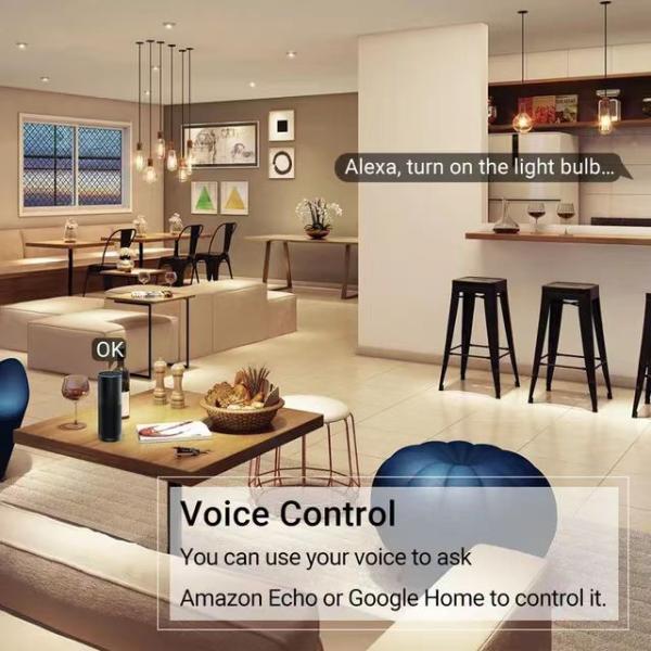 Wireless TUYA APP Control Indoor Smart LED Bulb Light Dimming RGB Source CRI Ra 80-90