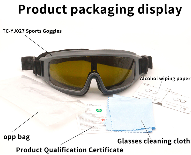 Rubber Goggles Industrial Prescription Protective Eye Wear PC Polycarbonate Hot-selling Wrap Around Eye Protection Big View Goggles CE Ansi Z87.1 Fashion Anti Fog Working Dark Clear Safety Glasses