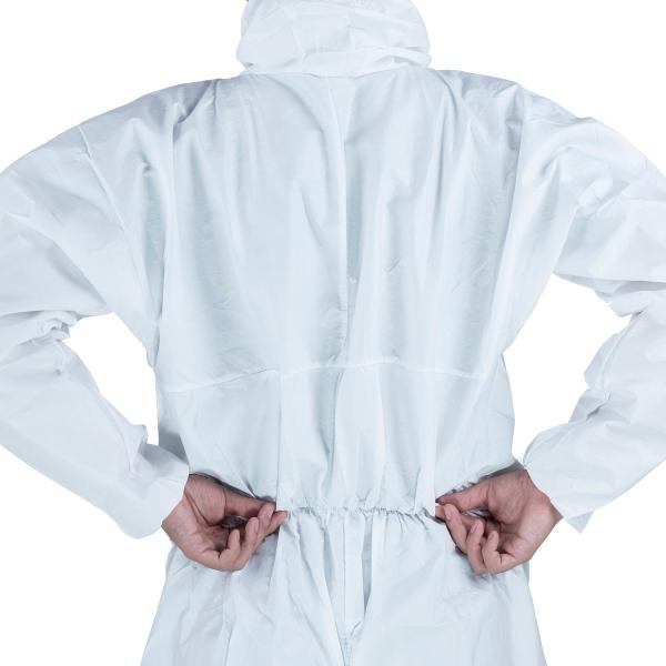 4 Thread Type 5 6 Disposable Painting Coverall Anti Static Disposable Chemical Suit
