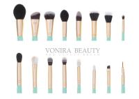 Le cosmétique mou de poil fin de marque de distributeur d'art de brosses professionnelles de maquillage balaye le kit