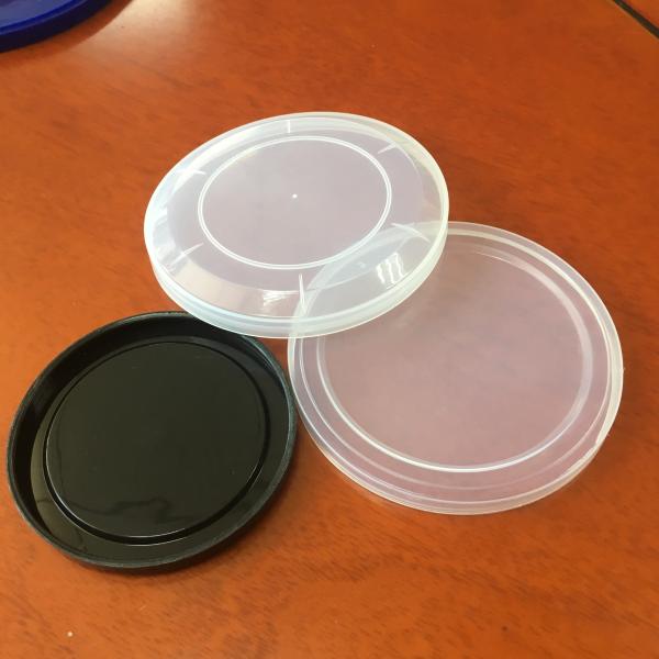 83mm Flat Paper LDPE Cylinder Tube PE Plastic Lids