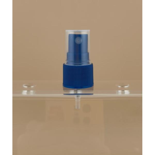 Dark Blue Ribbed Fine Mist Sprayer K302 Trigger for Cosmetic Bottles