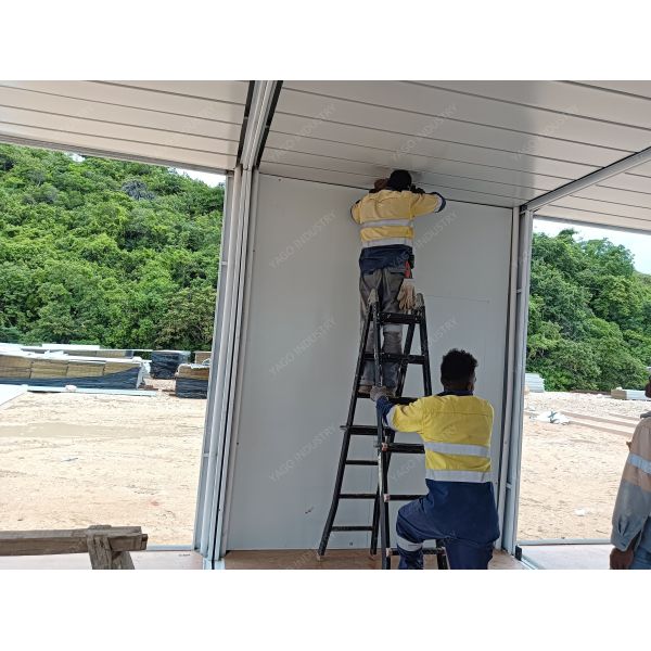 Modular Prefab Accommodation Folding House Container Office Eco Friendly Fire Resistant