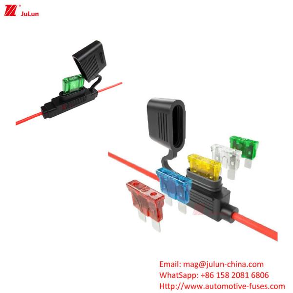 Automotive Electrical Equipment Silicone Car Fuse Seat, The Product Function For Waterproof, Dustproof, Protection Circuit.
