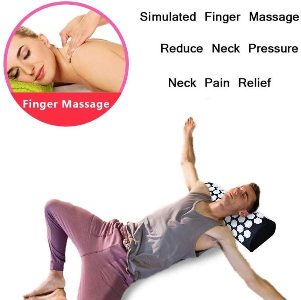 Yoga Block / Yoga Props Lotus Acupressure Massage Pillow For Neck / Body Muscle Relaxation
