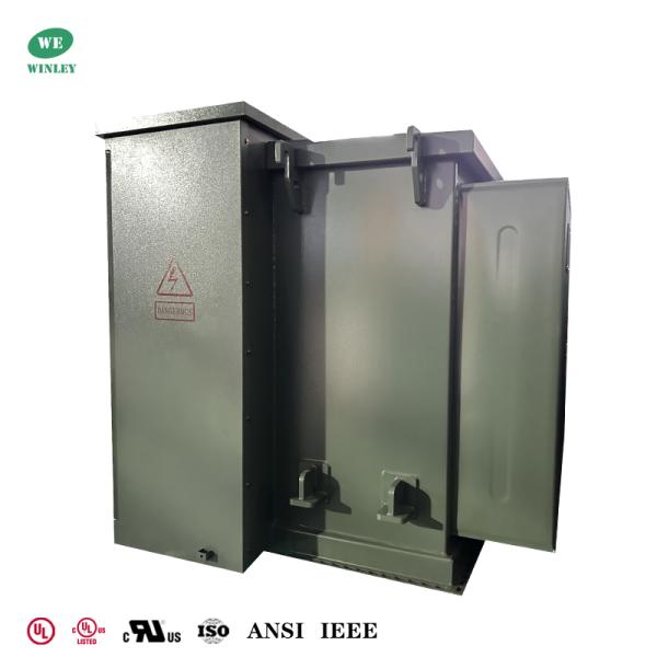 UL Listado 600Kva 3 Transformador de fase montado en una almohadilla sumergido en aceite de 34.5KV a 480V Transformador de distribución de energía eficiente