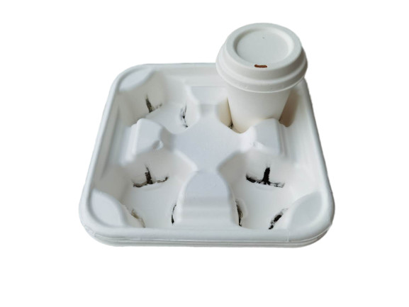 Чашки и крышки сахарного тростника Biodegradable