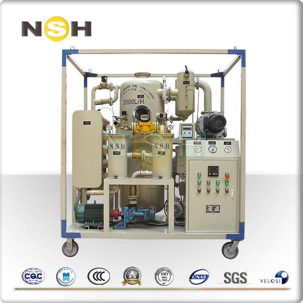 2000 LPH Transformer Oil Filtration / Oil Filtration Plant With Aluminum Closed Doors
