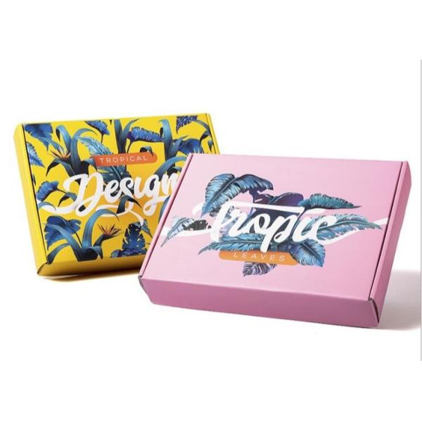 Изготовленная на заказ напечатанная штемпелюя плашка отрезала коробки печати цвета картона рифленые