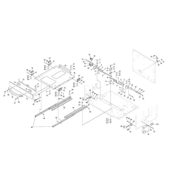 ADCPM8017 FUJI CP7 CP733 CP742 CP743 HEAD HOLDER