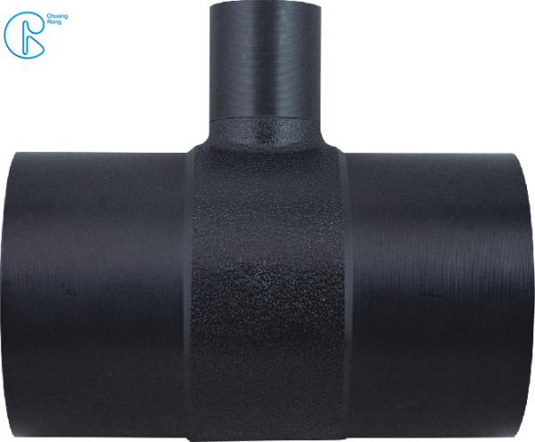 Quick Delivery Hdpe Fusion Fittings Pn16 Buttfusion Fittings Black Reducer Tee