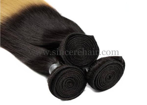 18 Ombre Hair Extensions Weaving Weft for Sale, 45 CM 100 Gram Straight OMBRE Human Hair Weft Extensions For Sale