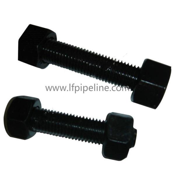 Black Double Threaded Stud Bolt And Nut Made in China