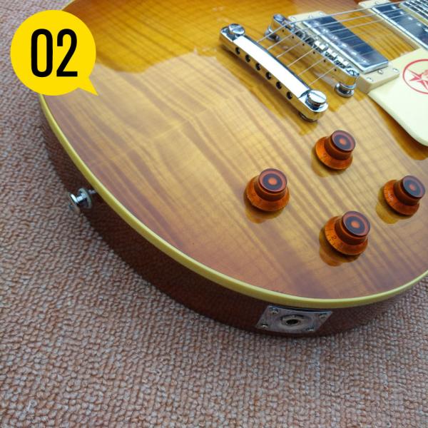 NEW 1959 R9 les Tiger Flame paul electric guitar Standard LP 59 electric guitar